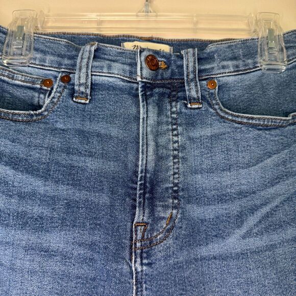 MADEWELL women's size 27 The Perfect Vintage finney wash high rise tapered Jeans - Picture 7 of 16
